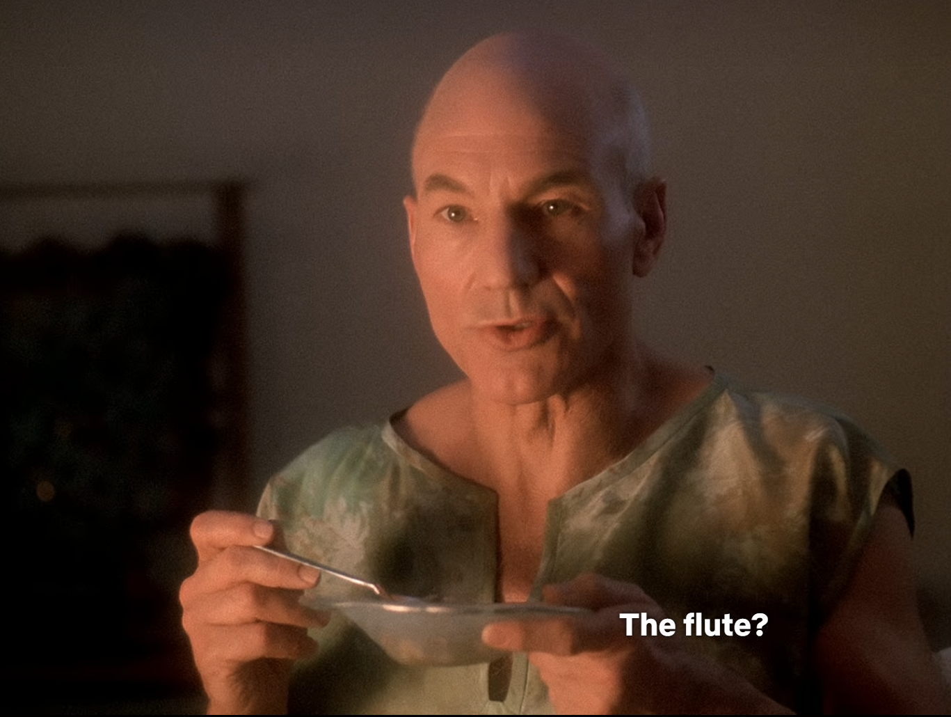 People like to tell you the name of the “flute episode” of Star Trek: The Next Generation